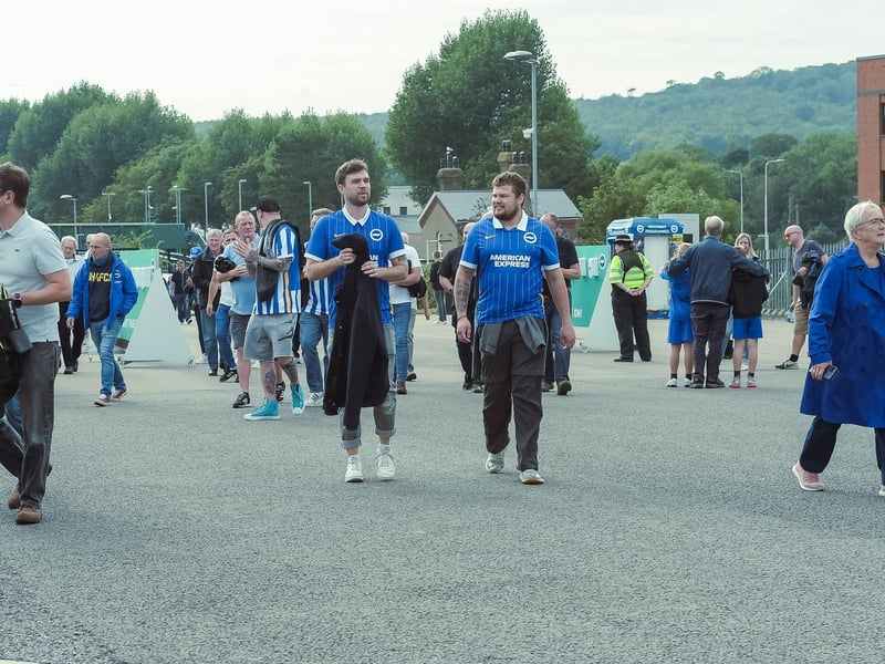 Brighton fans were in good voice at the Amex Stadium against Watford: Picture Phil Westlake.