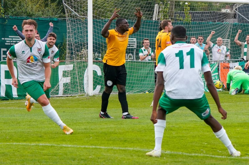 Action from the Rocks' 2-2 draw at East Thurrock / Pictures: Lyn Phillips and Trev Staff