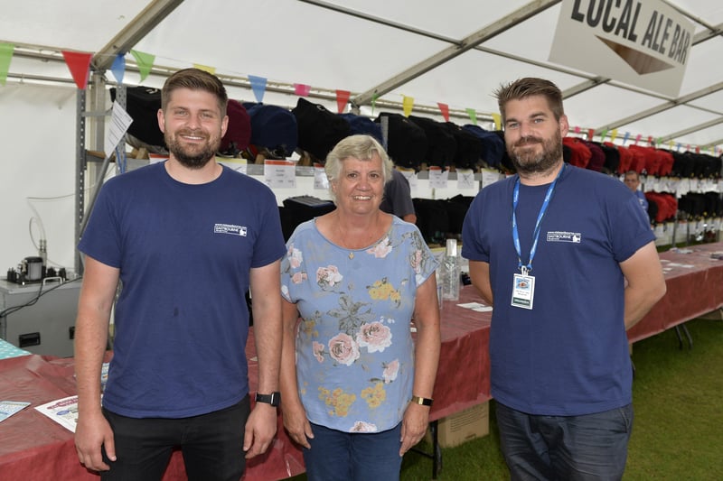 Councillor Margaret Bannister and festival staff. Pic by Jon Rigby.
