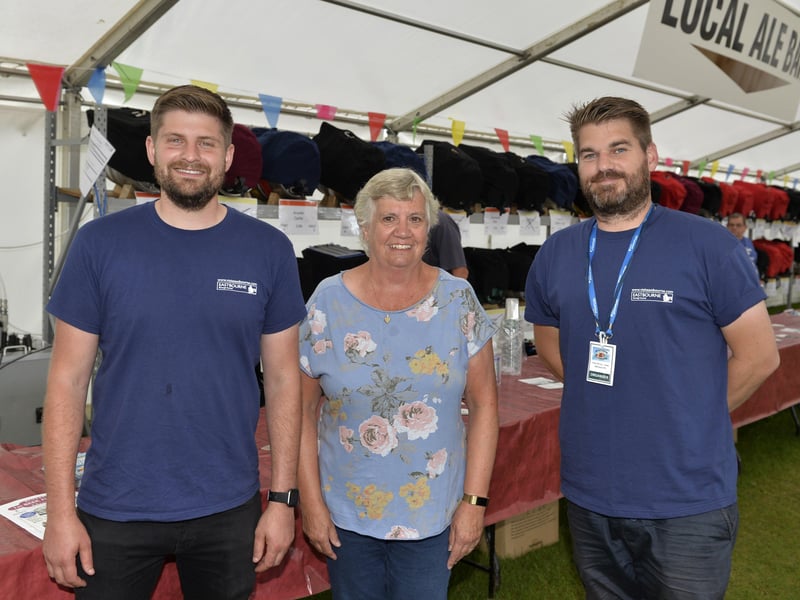 Councillor Margaret Bannister and festival staff. Pic by Jon Rigby.