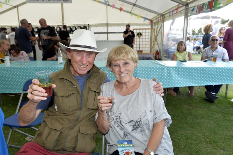 Beer and Cider by the Sea Festival, Eastbourne 2021 (Pic by Jon Rigby) SUS-210823-110631008