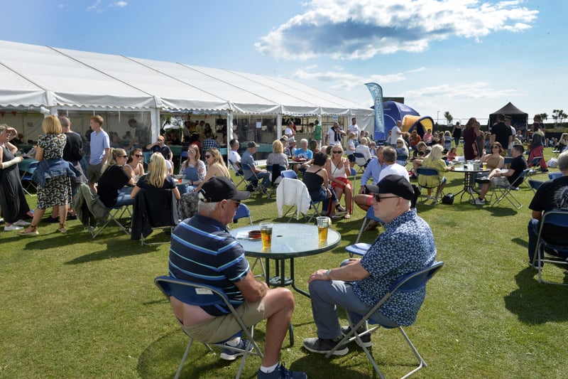 Beer and Cider by the Sea Festival, Eastbourne 2021 (Pic by Jon Rigby) SUS-210823-110741008
