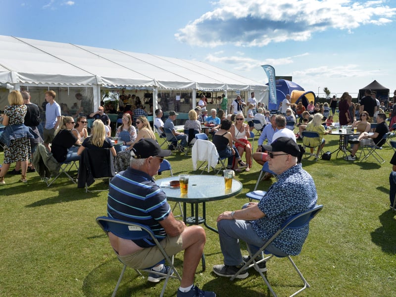 Beer and Cider by the Sea Festival, Eastbourne 2021 (Pic by Jon Rigby) SUS-210823-110741008