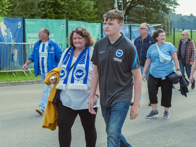 Brighton fans were in good voice at the Amex Stadium against Watford: Picture Phil Westlake.