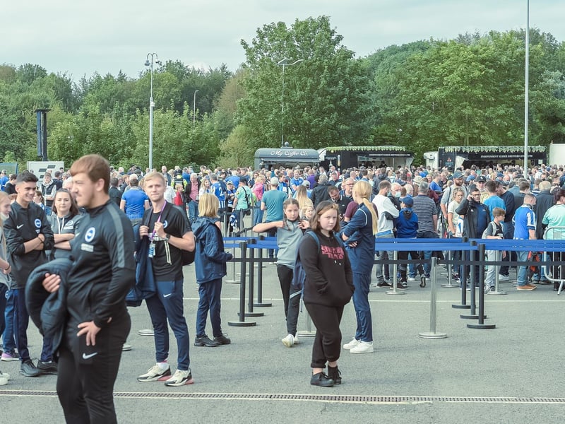 Brighton fans were in good voice at the Amex Stadium against Watford: Picture Phil Westlake.