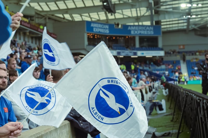 Brighton fans were in good voice at the Amex Stadium against Watford: Picture Phil Westlake.