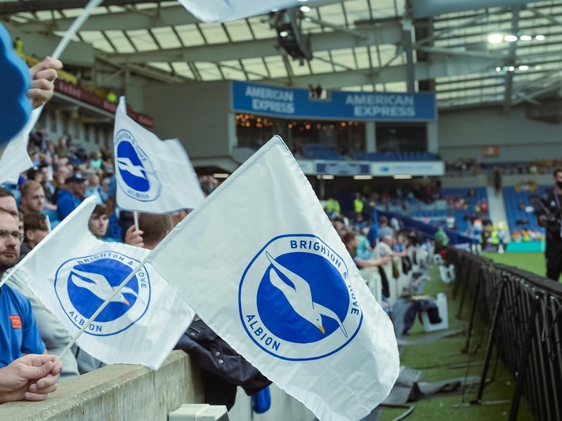 Brighton fans were in good voice at the Amex Stadium against Watford: Picture Phil Westlake.