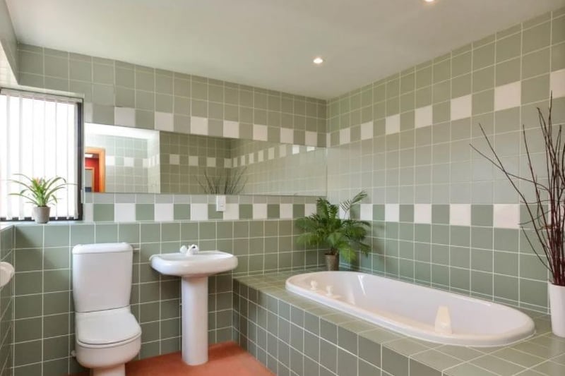 The communal bathroom within the home.