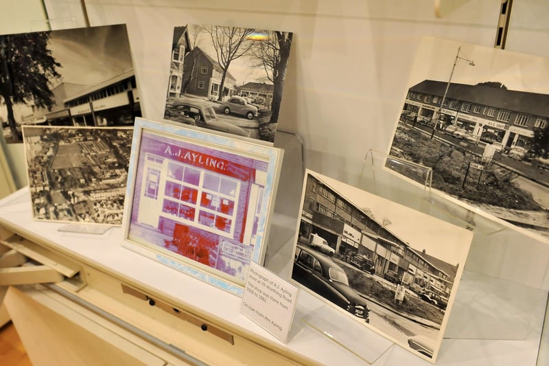 New exhibition displaying Rustington Shops - Then & Now, at Rustington Museum. Photo by Stev Robards