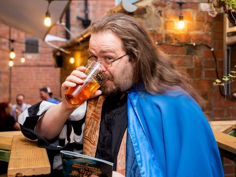 Midsummers Night Theme beer festival at St Giles' Ale House. Photo: Leila Coker