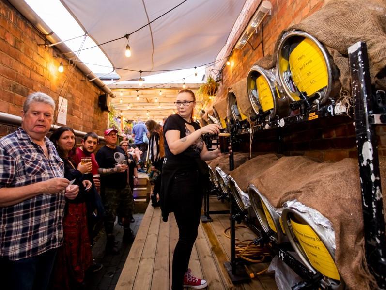 Midsummers Night Theme beer festival at St Giles' Ale House. Photo: Leila Coker