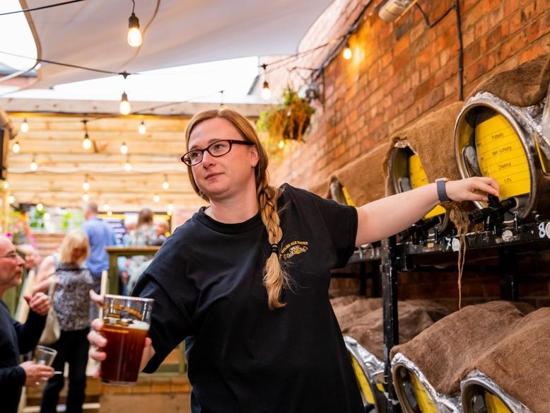 Midsummers Night Theme beer festival at St Giles' Ale House. Photo: Leila Coker