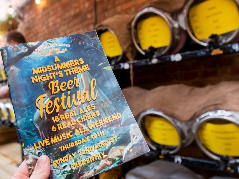 Midsummers Night Theme beer festival at St Giles' Ale House. Photo: Leila Coker