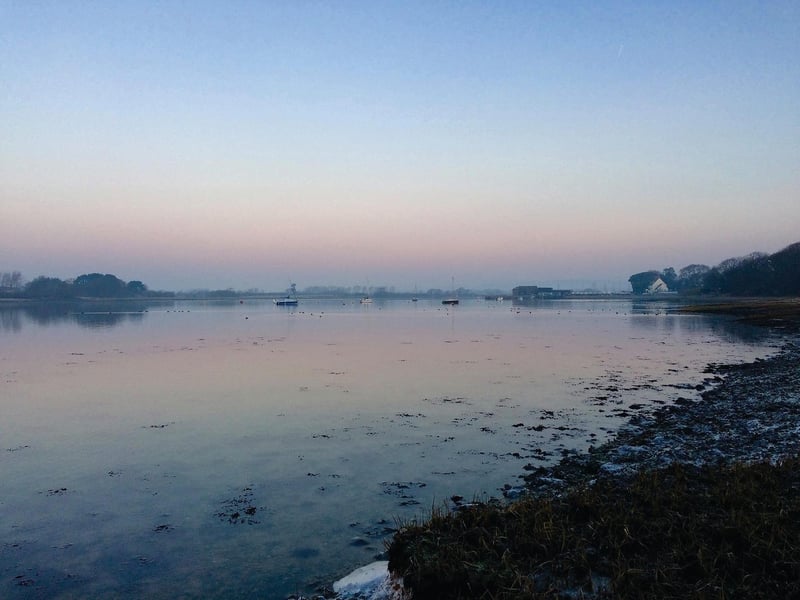 Steve Wilson posted this image to our Bognor Regis Observer Facebook page with the message: 'Early morning at the Crown & Anchor Dell Quay'