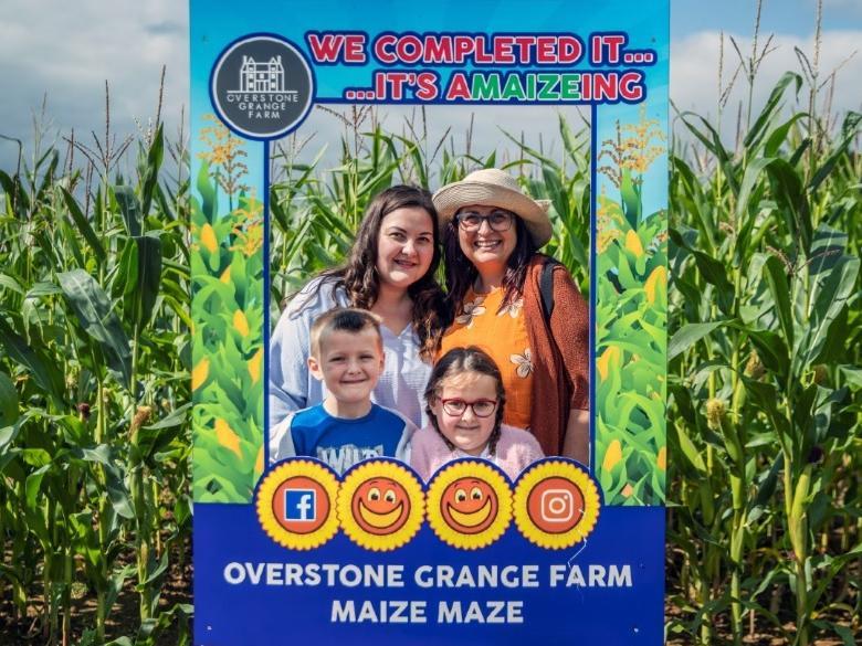 The pick your own sunflower field reopens at Overstone Grange Farm. Photo: Kirsty Edmonds.