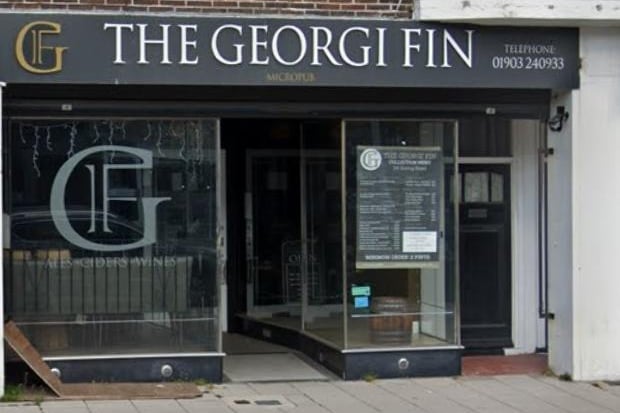 The Georgi Fin Micropub in Goring Road has 4.7 out of five stars from 333 reviews on Google. Photo: Google