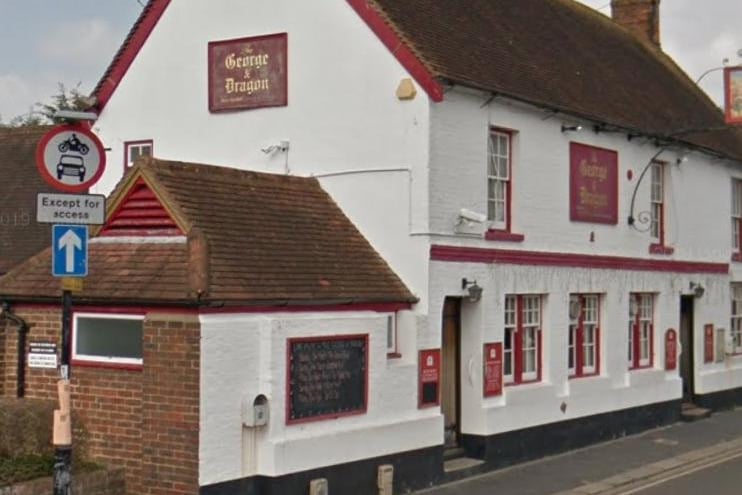 The George and Dragon in High Street, Worthing has 4.4 out of five stars from 335 reviews on Google. Photo: Google
