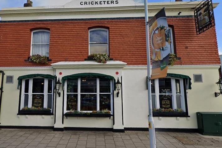 The Cricketers in Broadwater Street West, Worthing has 4.3 out of five stars from 345 reviews on Google. Photo: Google