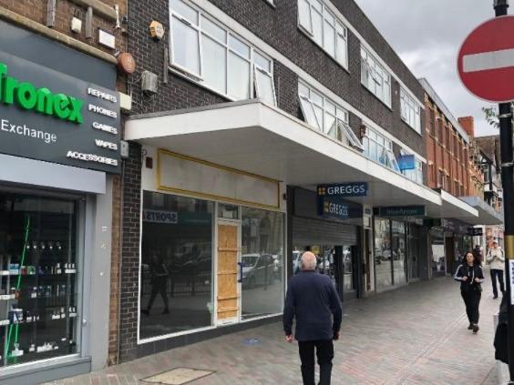 The empty unit in Abington Street sits next to Greggs. Its price is available on application.