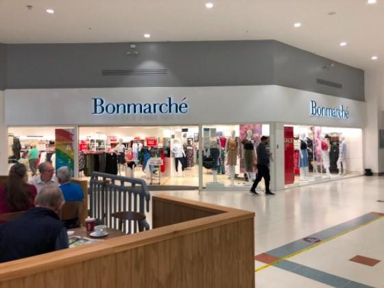 Bonmarche in Weston Favell Shopping Centre. The unit's price is available on application.