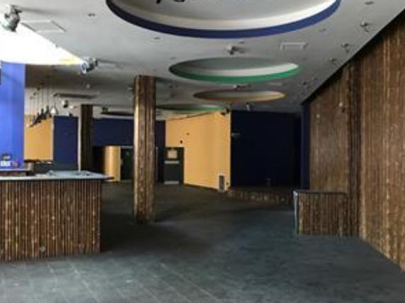 This is the inside of unit three in Sol Central, Marefair. It is being advertised as a possible place to open a restaurant. The price is available on application.