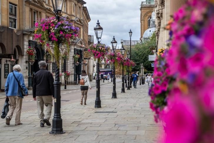 St Giles' Square was looking clean and pleasant. Photo: Kirsty Edmonds