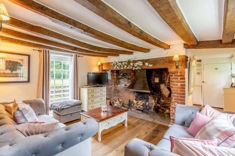 The house offers many period features, including exposed beams throughout. Picture: Strutt & Parker - Horsham.