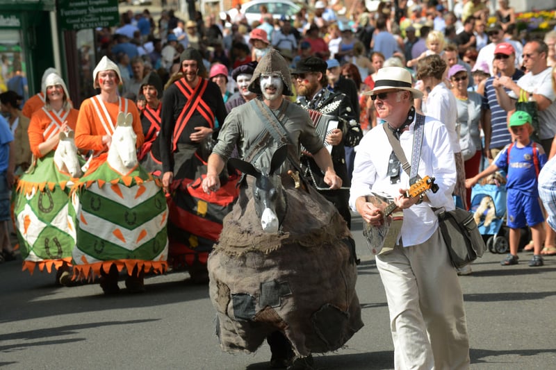 The Brighton Mummers at the launch of the Arundel Festival in 2012. Picture: Stephen Goodger L34807H12