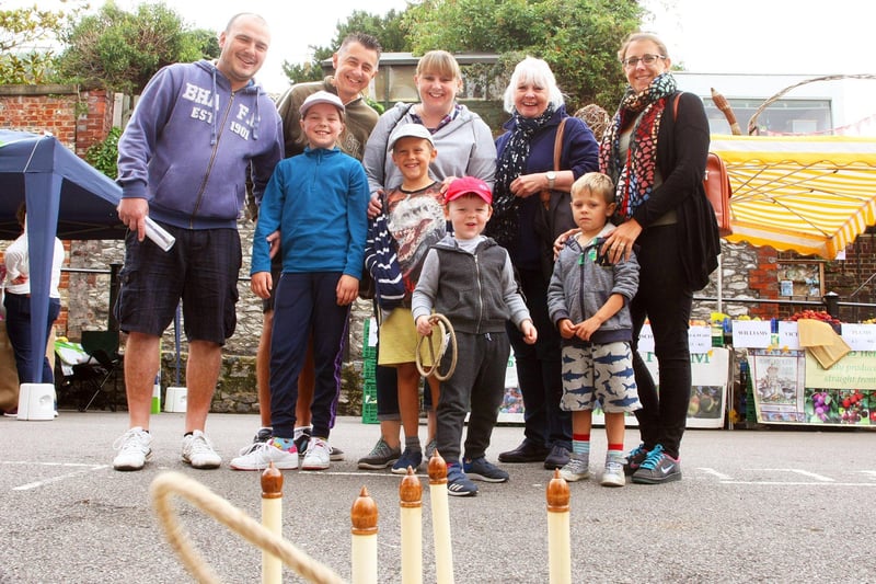 Family fun in Tarrant Street at the 2018 Arundel Festival. Picture: Derek Martin DM1883610a