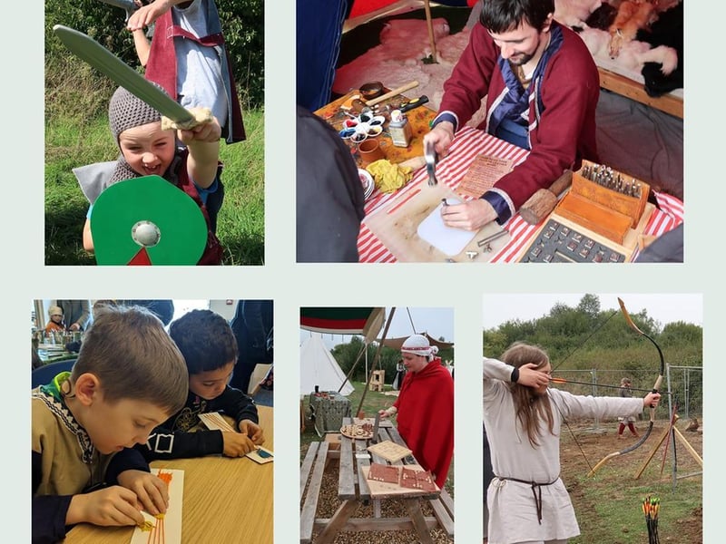 Sunday, September 19 at Stanwick Lakes from 10am to 4pm. The Settlers of the Nene Valley invite you to immerse yourself in their Viking Encampment. Take part in archery, weaving, trails, crafts, carving, coin-stamping and much more. This is a free event.