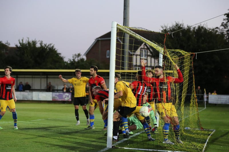 Images from Littlehampton Town's 4-0 FA Cup replay win over Sittingbourne / Pictures: Martin Denyer