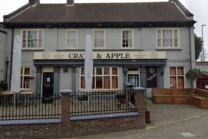 The Crate and Apple Pub in Westgate has 4.4 out of five stars according to 402 reviews on Google. Photo: Google