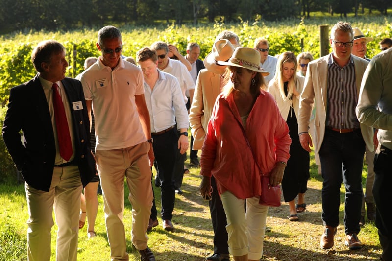 Haywards Heath Business Association members take a tour of Ridgeview Wine Estate. Picture: Dan Ford, StoryScreen.