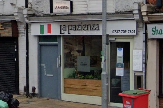 La Pazienza, on Wellingborough Road, has a rating of 4.8 out of five from 255 reviews on Google. Photo: Google