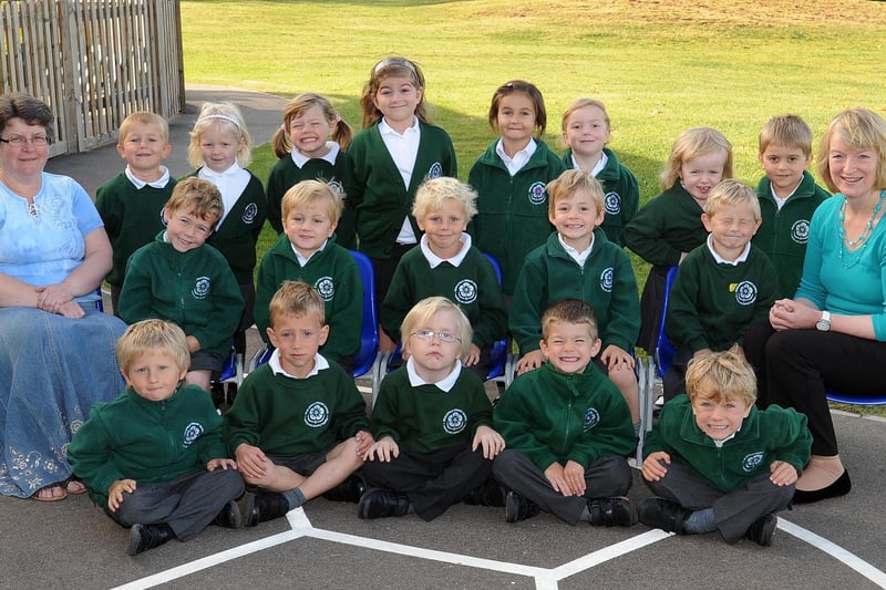 New pupils at Wivelsfield Primary School. Picture: Steve Robards.