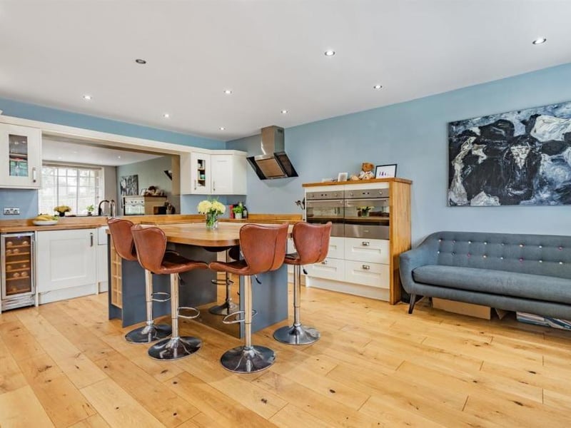 This detached, period, five-bed Northamptonshire home with separate Grade II listed barn is on the market.
