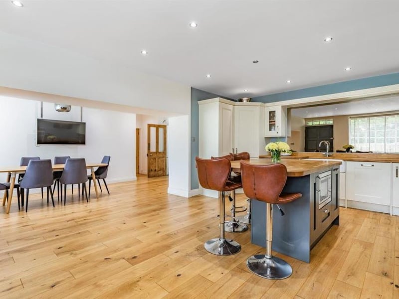 This detached, period, five-bed Northamptonshire home with separate Grade II listed barn is on the market.