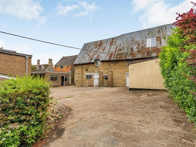 This detached, period, five-bed Northamptonshire home with separate Grade II listed barn is on the market.