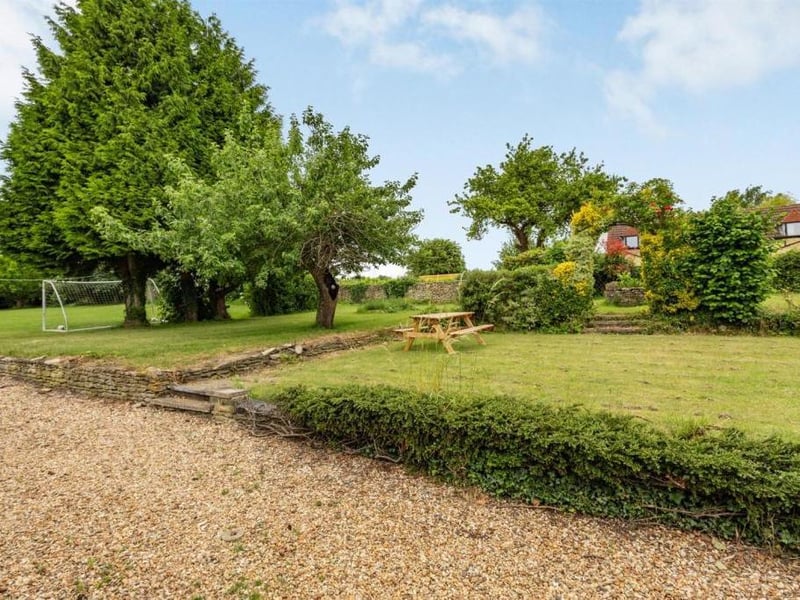 This detached, period, five-bed Northamptonshire home with separate Grade II listed barn is on the market.
