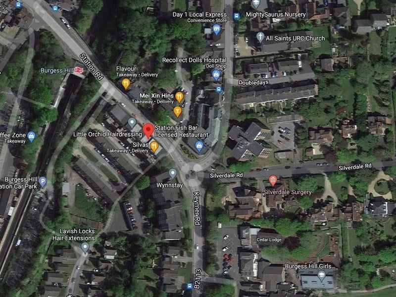 Station Fish Bar can be found in Keymer Parade, Burgess Hill, and has rating of 4.4 out of five from 57 Google reviews. One review said the restaurant offered 'the best chips in town', which were 'great tasting and not at all greasy'. Picture: Google Maps.