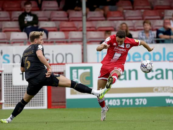 Action from Crawley Town v Northampton Town - picture by Stephen Lawrence