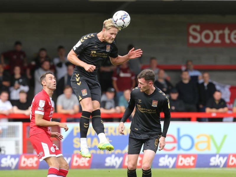 Steady afternoon's work. The visiting defence in general looked solid throughout bar a mad first-half spell when Crawley had three good chances in as many minutes. Hosts were blunted thereafter... 7