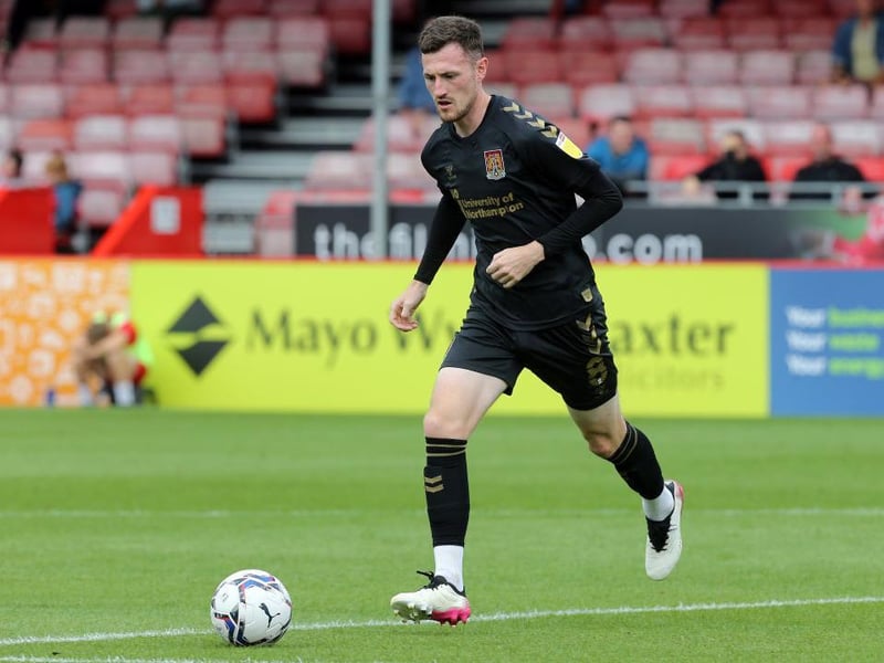 Steady if unspectacular in midfield, more involved in the second-half when Cobblers dictated possession. Could be more purposeful with his passing... 6.5