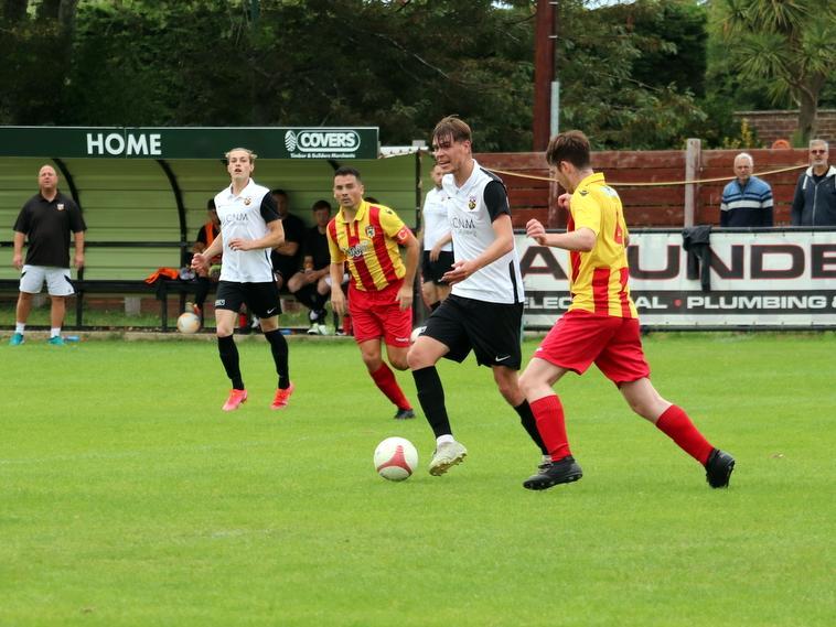 Action and goal celebrations from Pagham's 4-0 win over Lingfield at Nyetimber Lane / Pictures: Roger Smith