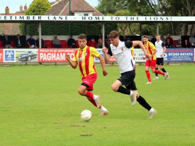 Action and goal celebrations from Pagham's 4-0 win over Lingfield at Nyetimber Lane / Pictures: Roger Smith