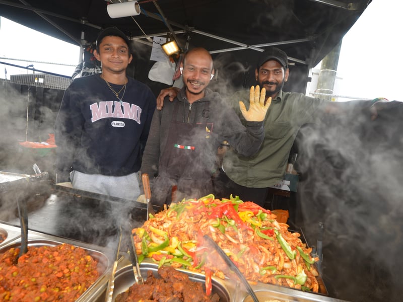 Street Food Festival in Hastings Old Town. SUS-210828-132715001