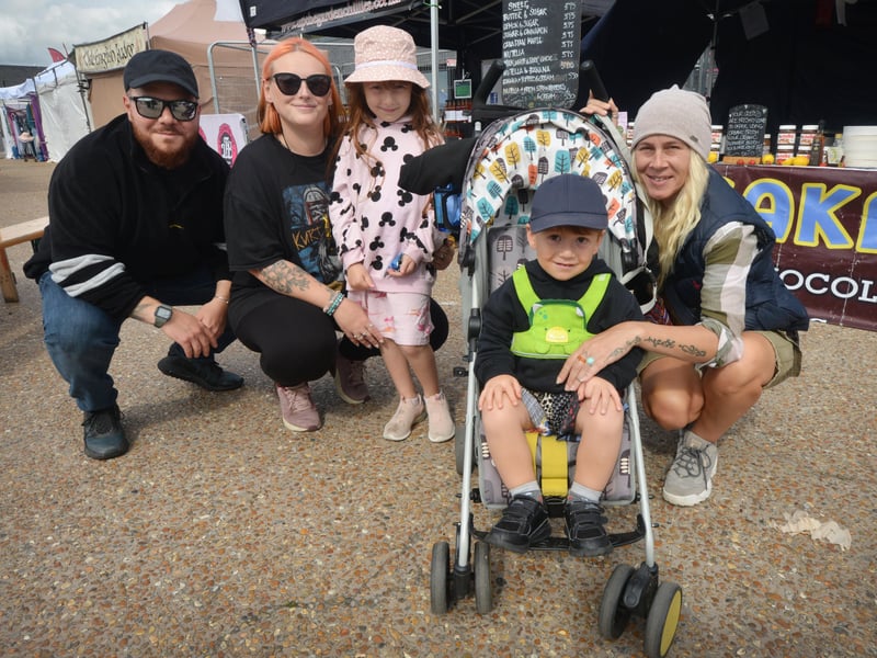 Street Food Festival in Hastings Old Town. SUS-210828-132949001