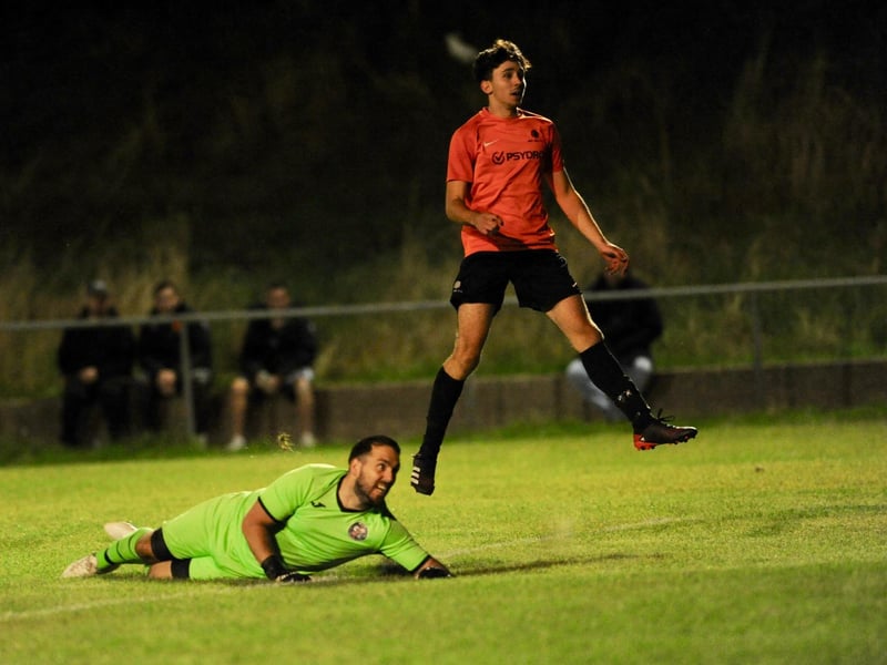 Action from Mile Oak's 4-3 win over Wick / Pictures: Stephen Goodger