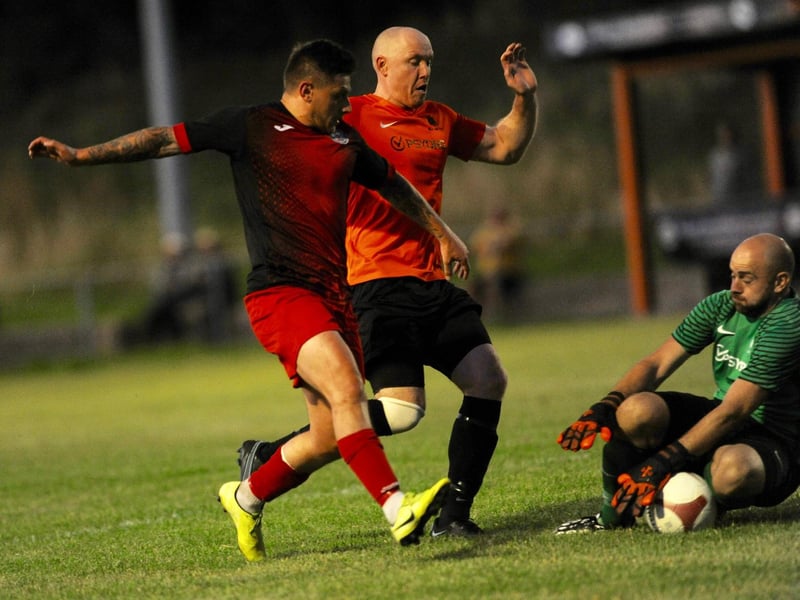 Action from Mile Oak's 4-3 win over Wick / Pictures: Stephen Goodger