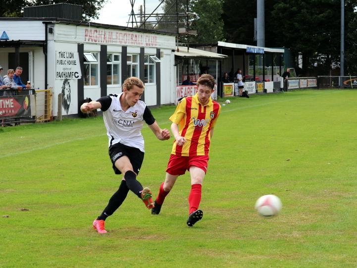 Action and goal celebrations from Pagham's 4-0 win over Lingfield at Nyetimber Lane / Pictures: Roger Smith